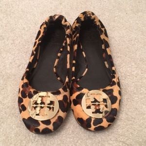Tory Burch Reva Leopard Flats